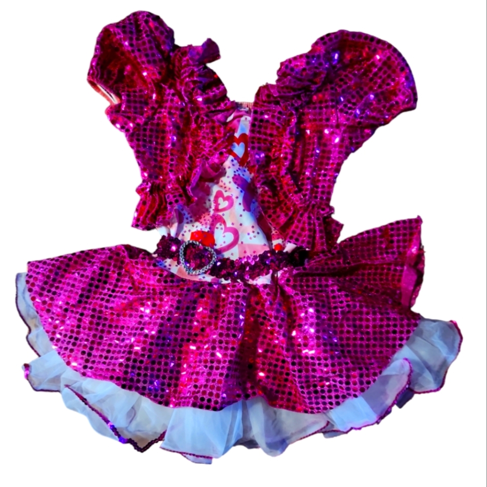 Vtg Dansco Fina Girl's Princess Dance Halloween Costume Theater Play Dress Up